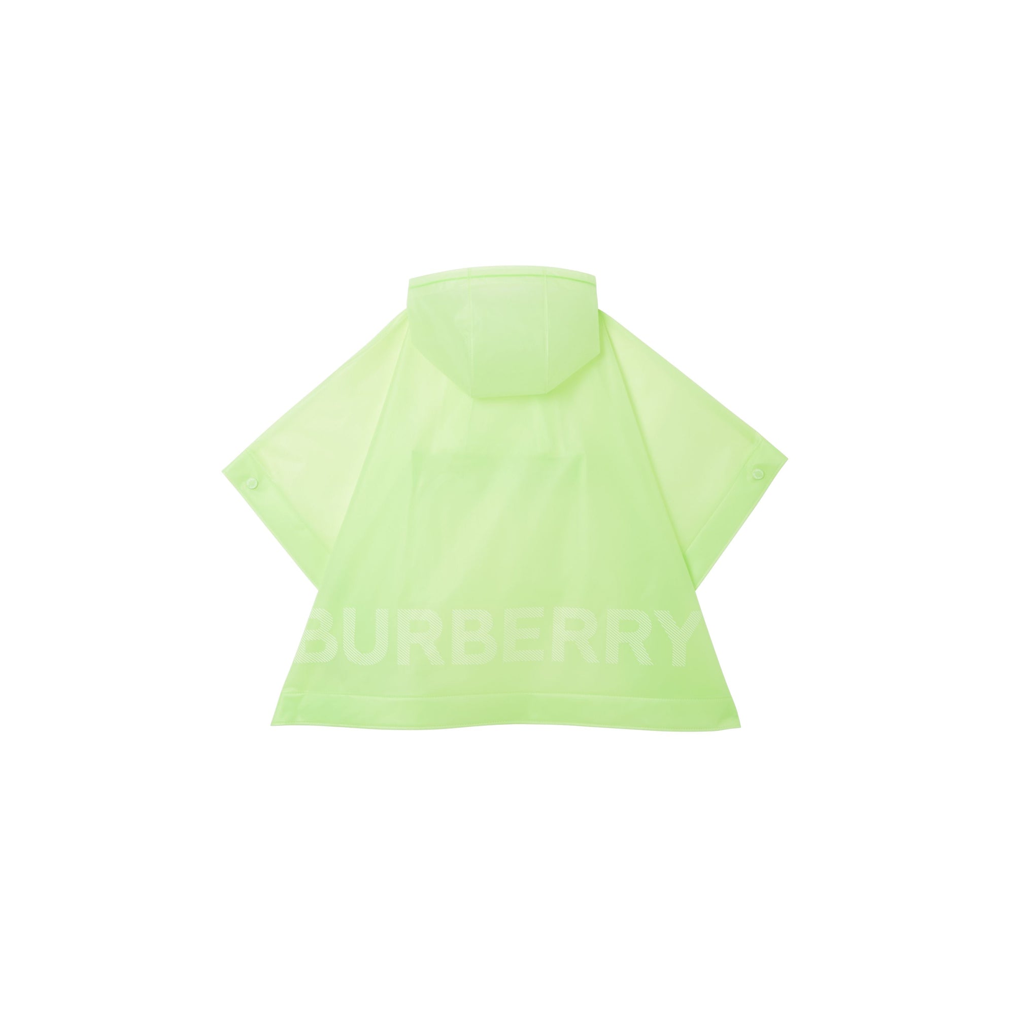 Poncho à capuche résistant aux intempéries avec logo - Pistache