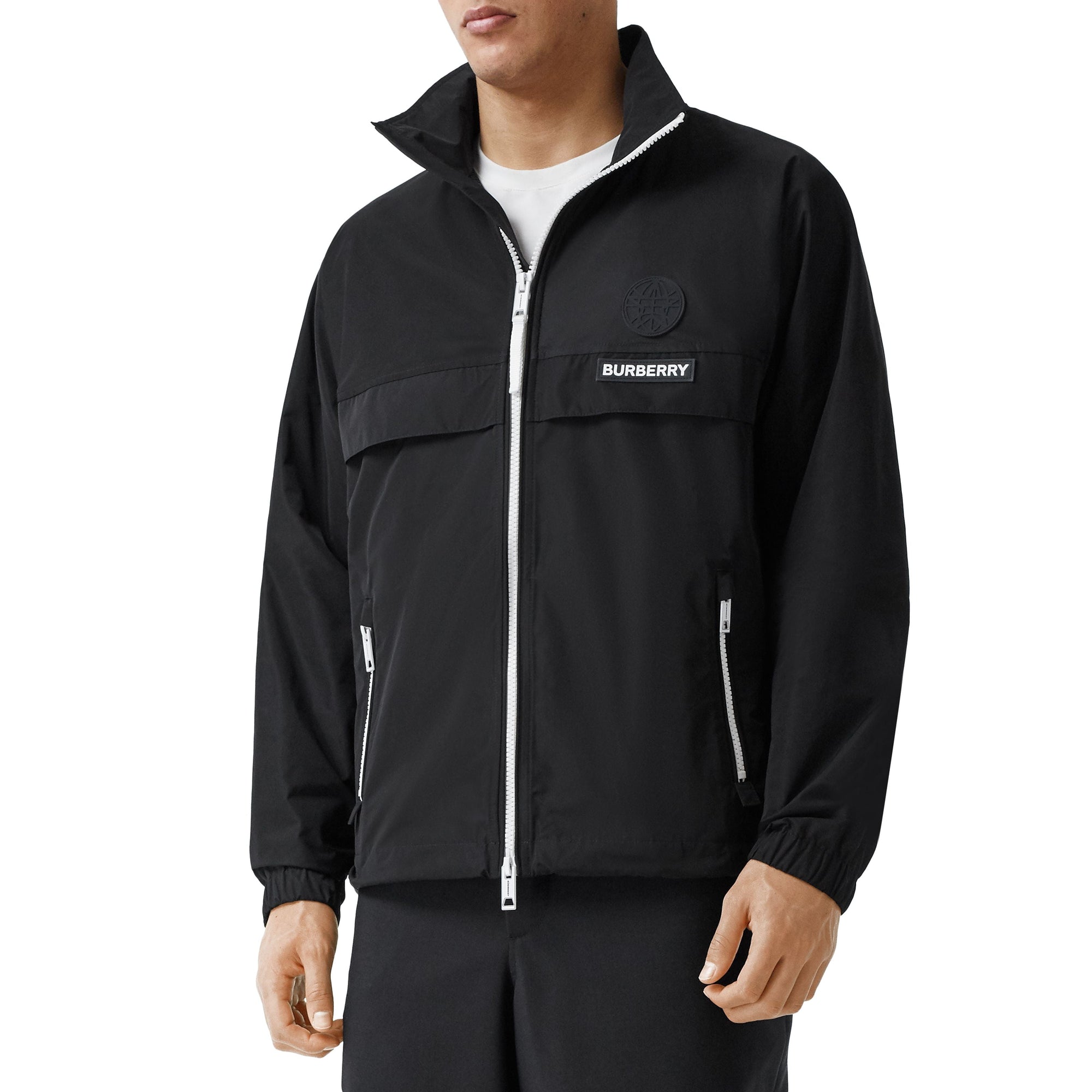 BLACK Veste en taffetas à mémoire de forme avec globe
