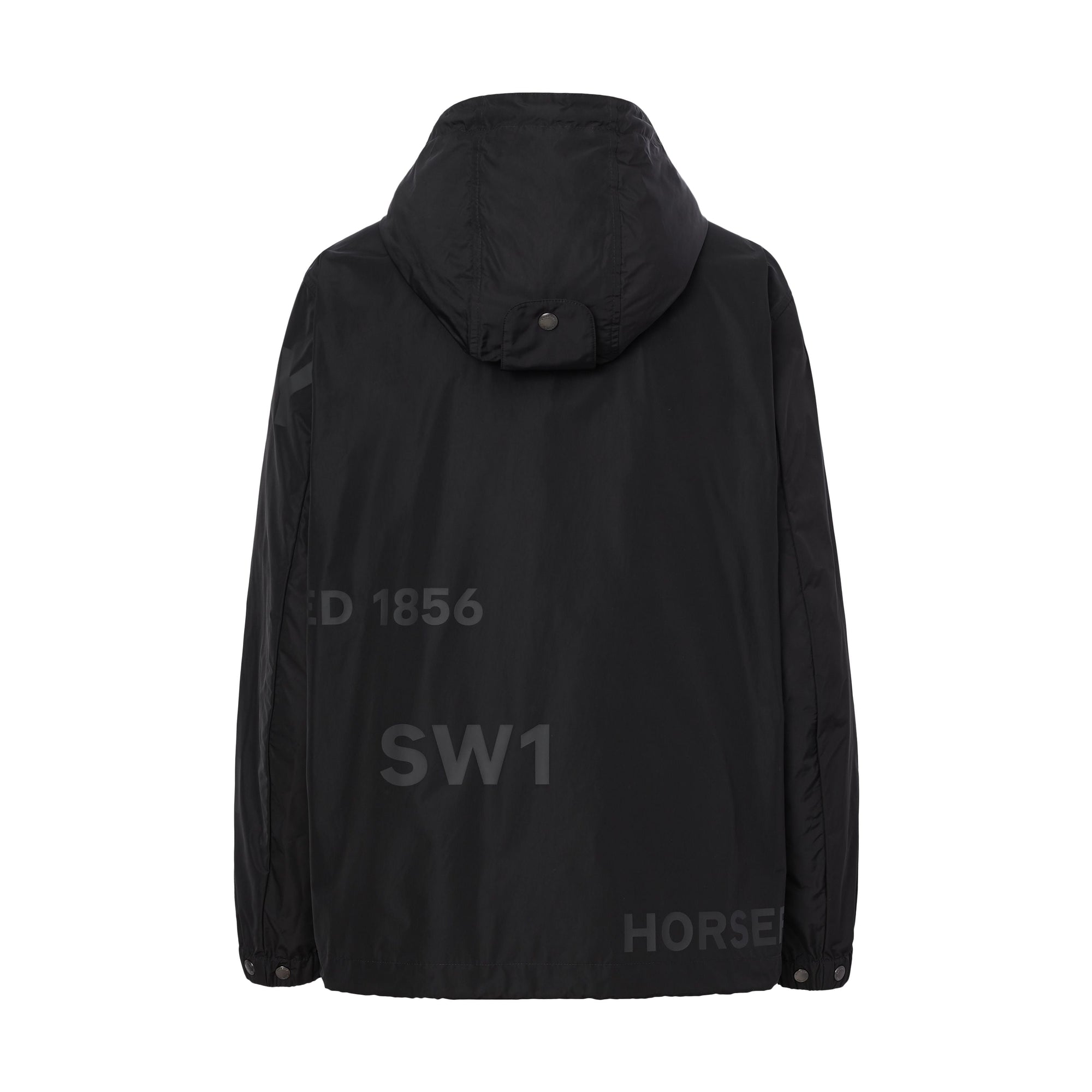 Veste à capuche en taffetas à mémoire de forme Horseferry - Noir