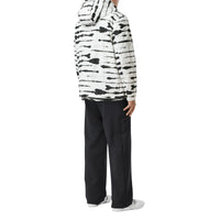 MONOCHROME IP PTTN Veste à capuche à imprimé aquarelle avec logo appliqué