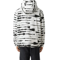MONOCHROME IP PTTN Veste à capuche à imprimé aquarelle avec logo appliqué