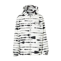 MONOCHROME IP PTTN Veste à capuche à imprimé aquarelle avec logo appliqué