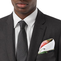 ROSE PINK Foulard ultrafin en soie à imprimé floral