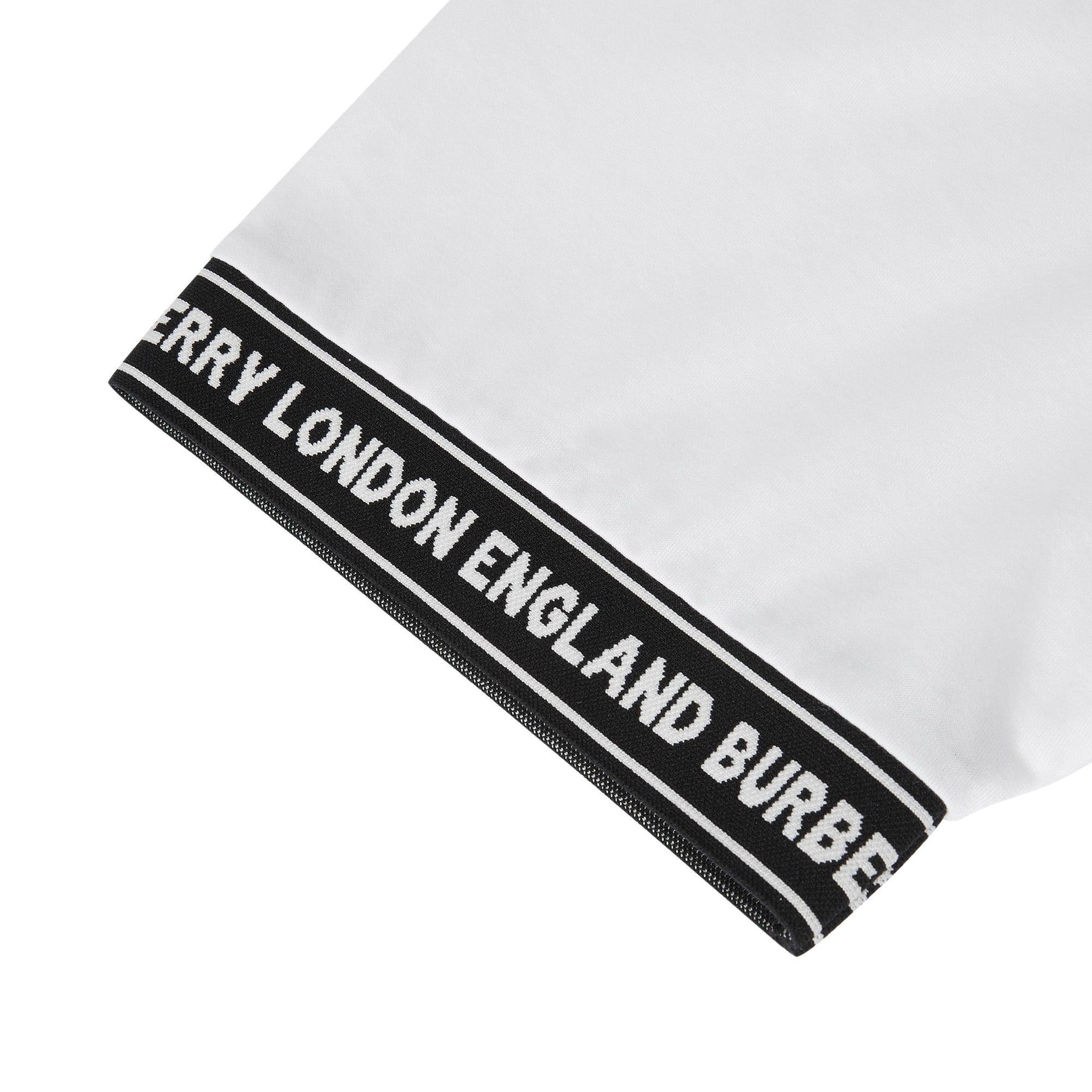 WHITE T-shirt oversize en coton avec bandes à logo