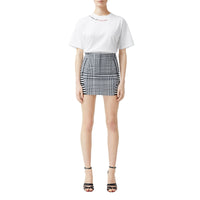 T-shirt oversize en coton avec citation - Blanc