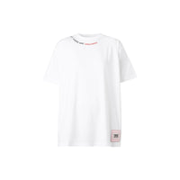 T-shirt oversize en coton avec citation - Blanc