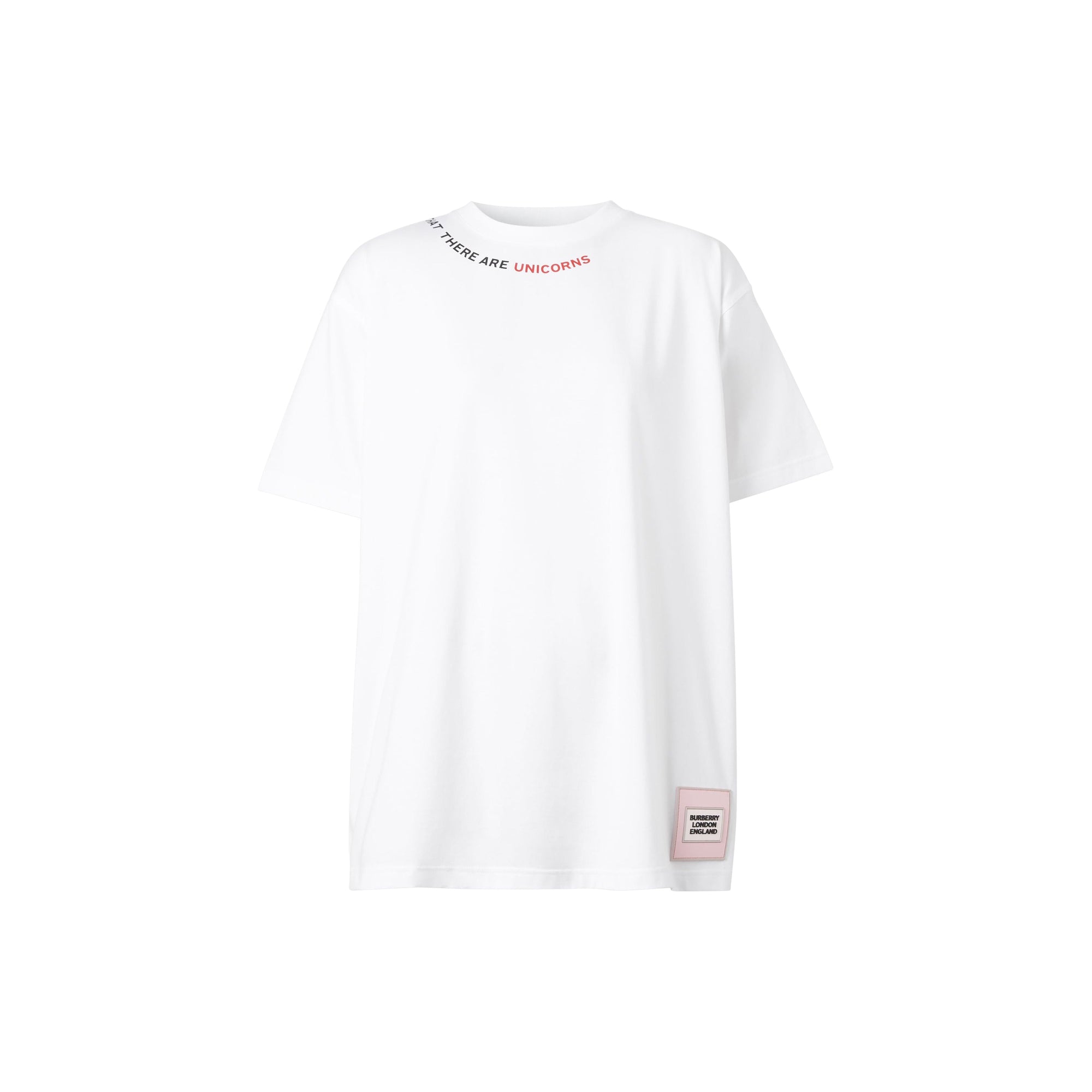 T-shirt oversize en coton avec citation - Blanc