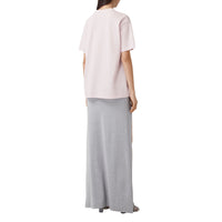 PALE PINK T-shirt oversize en coton avec citation