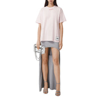 PALE PINK T-shirt oversize en coton avec citation
