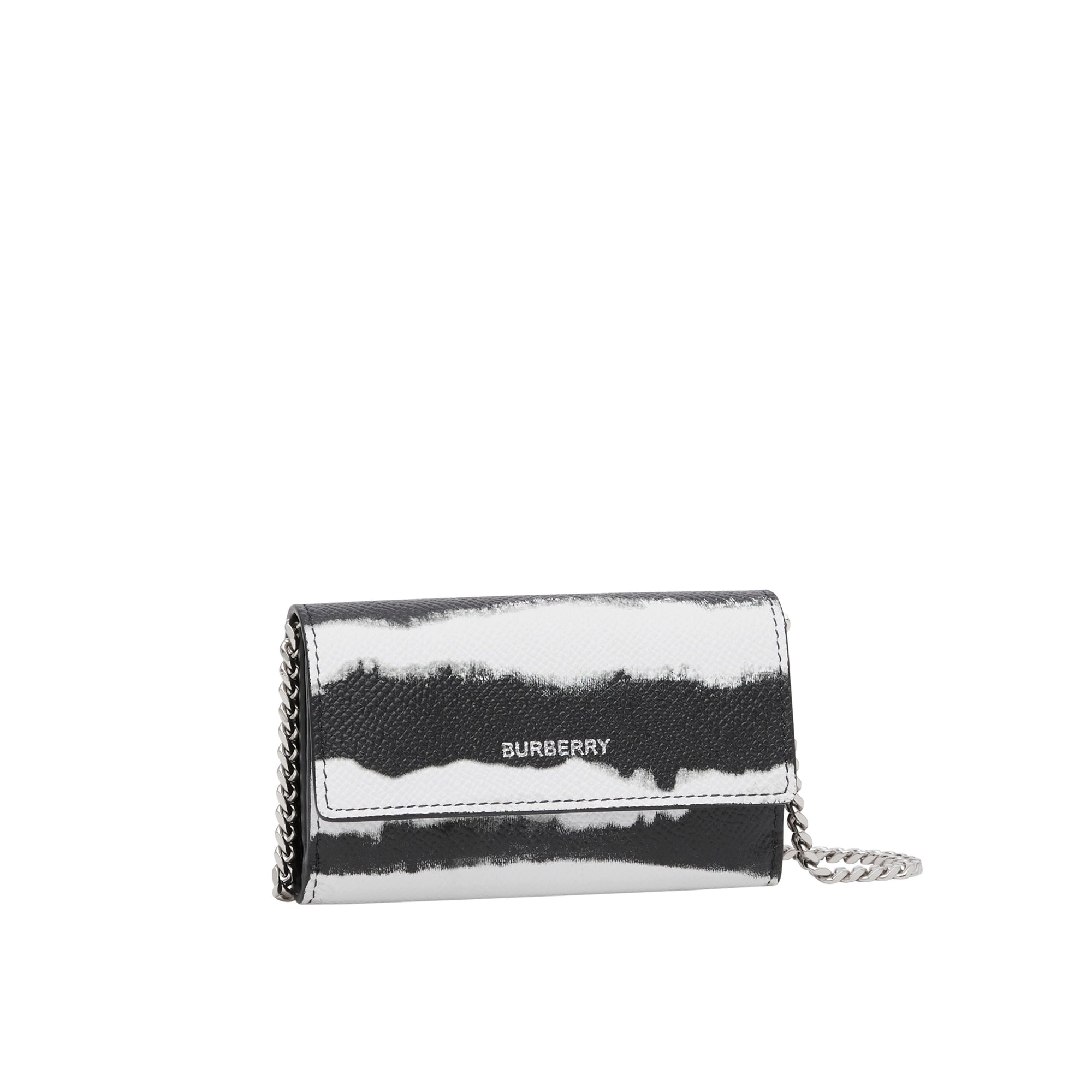 ZEBRA PRINT Petit portefeuille à imprimé aquarelle avec sangle amovible