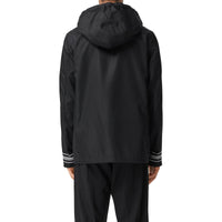 BLACK/WHITE IP PATTE Veste à capuche réversible en ECONYL® avec Monogram