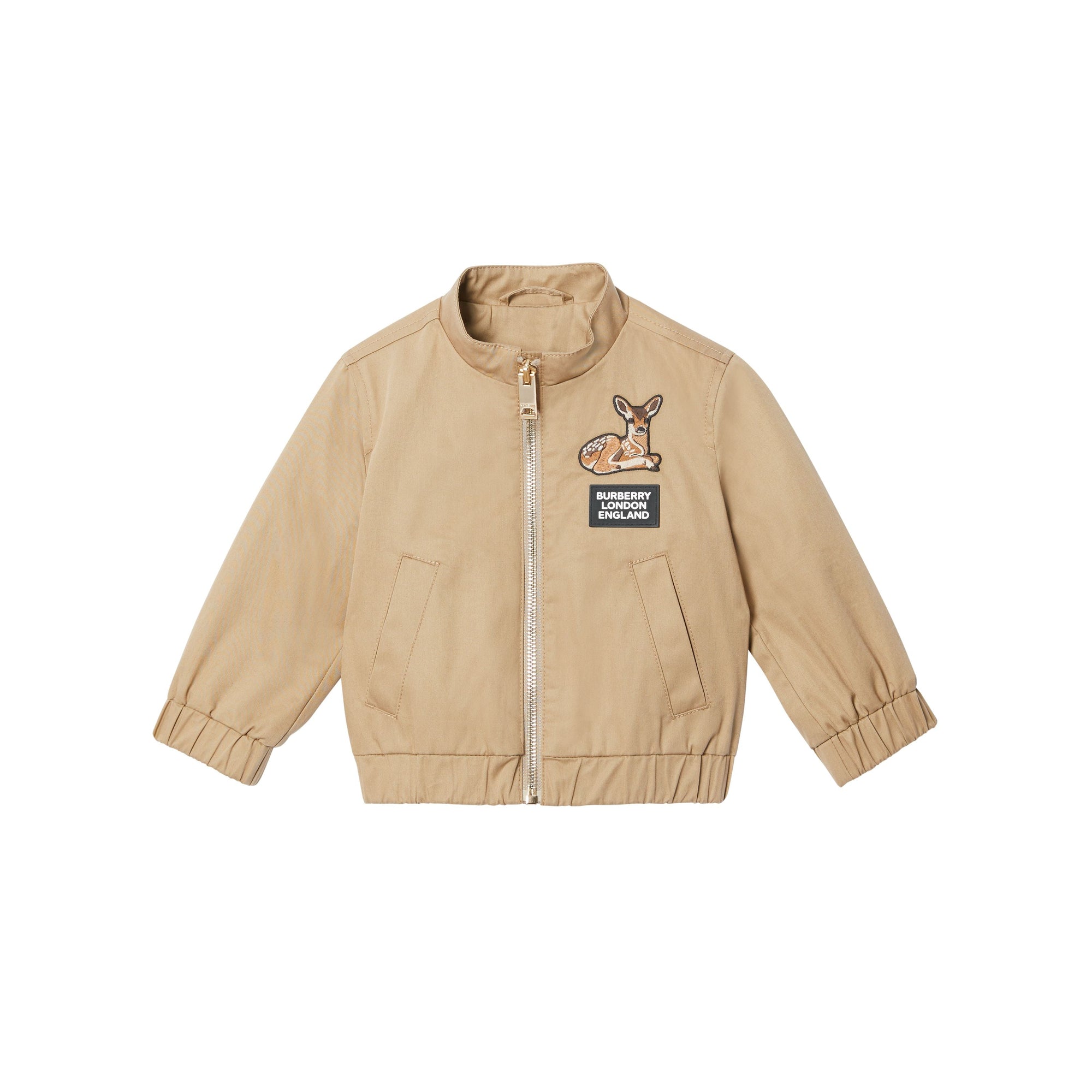 HONEY Veste Harrington en sergé de coton à motif daim
