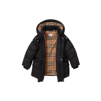 BLACK Doudoune en jacquard Monogram avec capuche amovible
