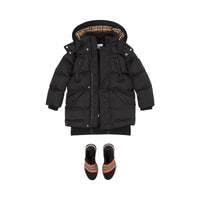 BLACK Doudoune en jacquard Monogram avec capuche amovible