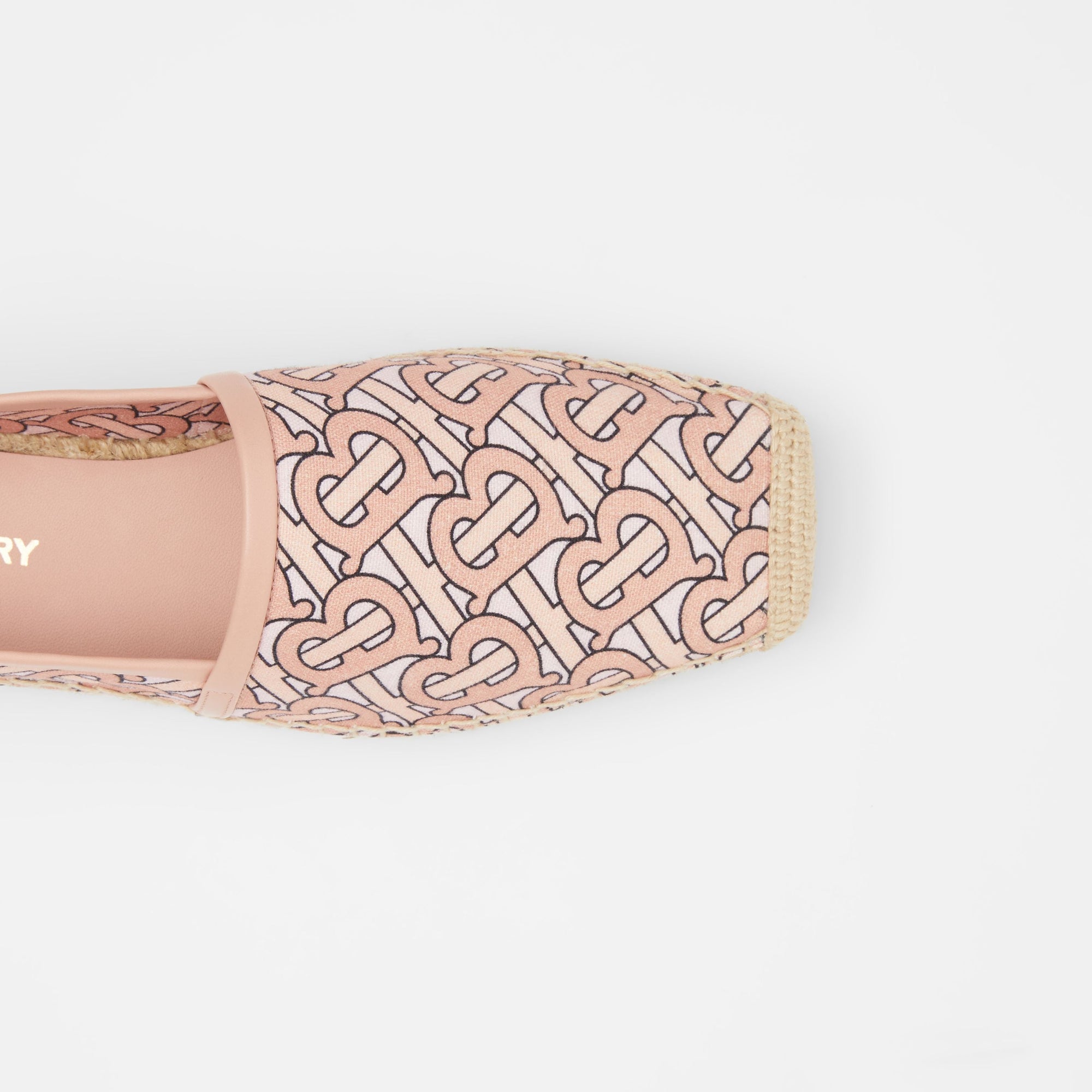TB MONOGRAM Espadrilles en toile de coton Monogram