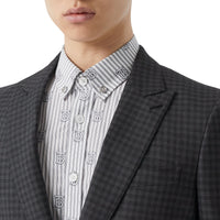 CHARCOAL PATTERN Costume en laine vichy