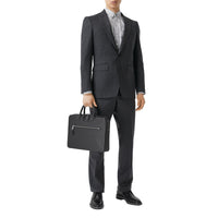 CHARCOAL PATTERN Costume en laine vichy