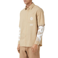 SOFT FAWN Chemise oversize en coton avec globe