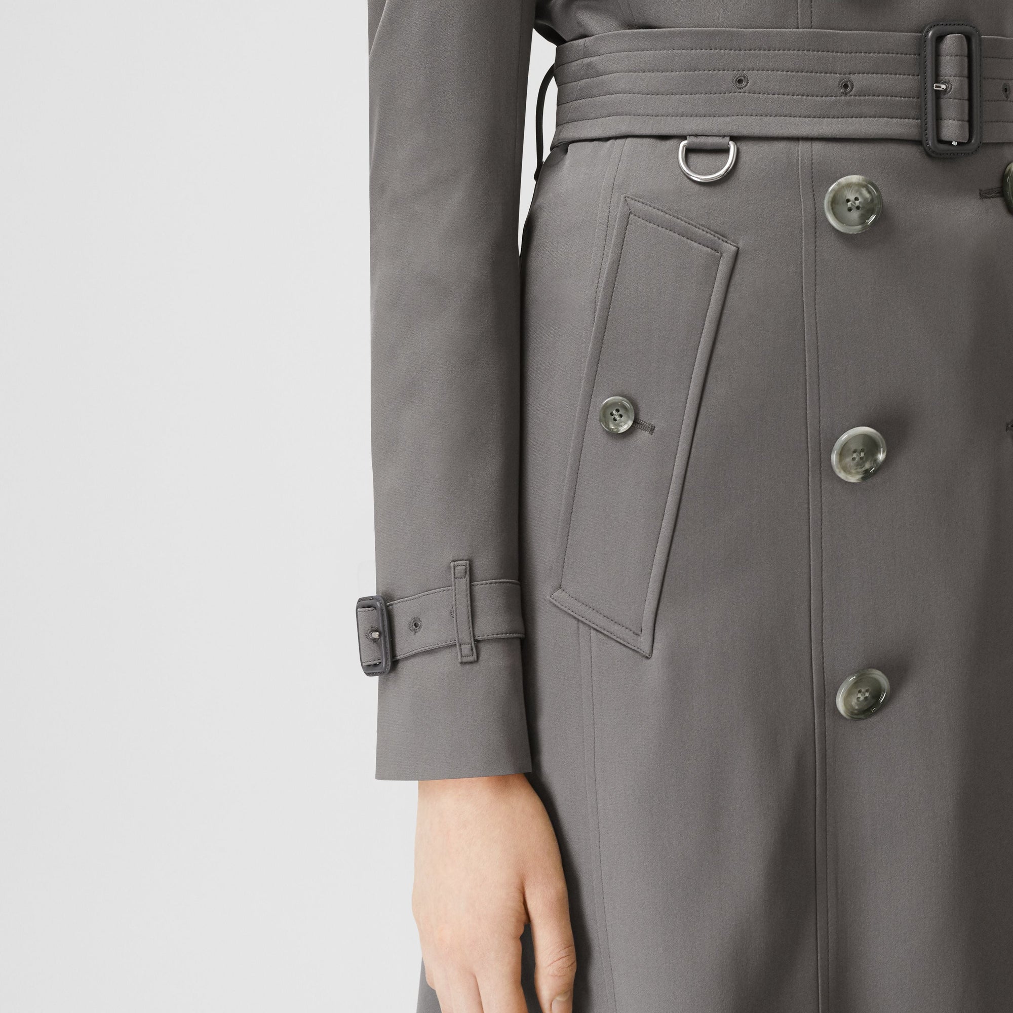 ENGLISH GREY Trench en soie