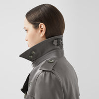 ENGLISH GREY Trench en soie