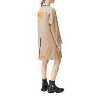 Paletot en gabardine de coton Horseferry - Miel