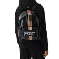 BLACK Sac à dos avec logo et rayures iconiques