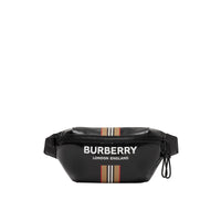 BLACK Sac banane Sonny avec logo et rayures iconiques
