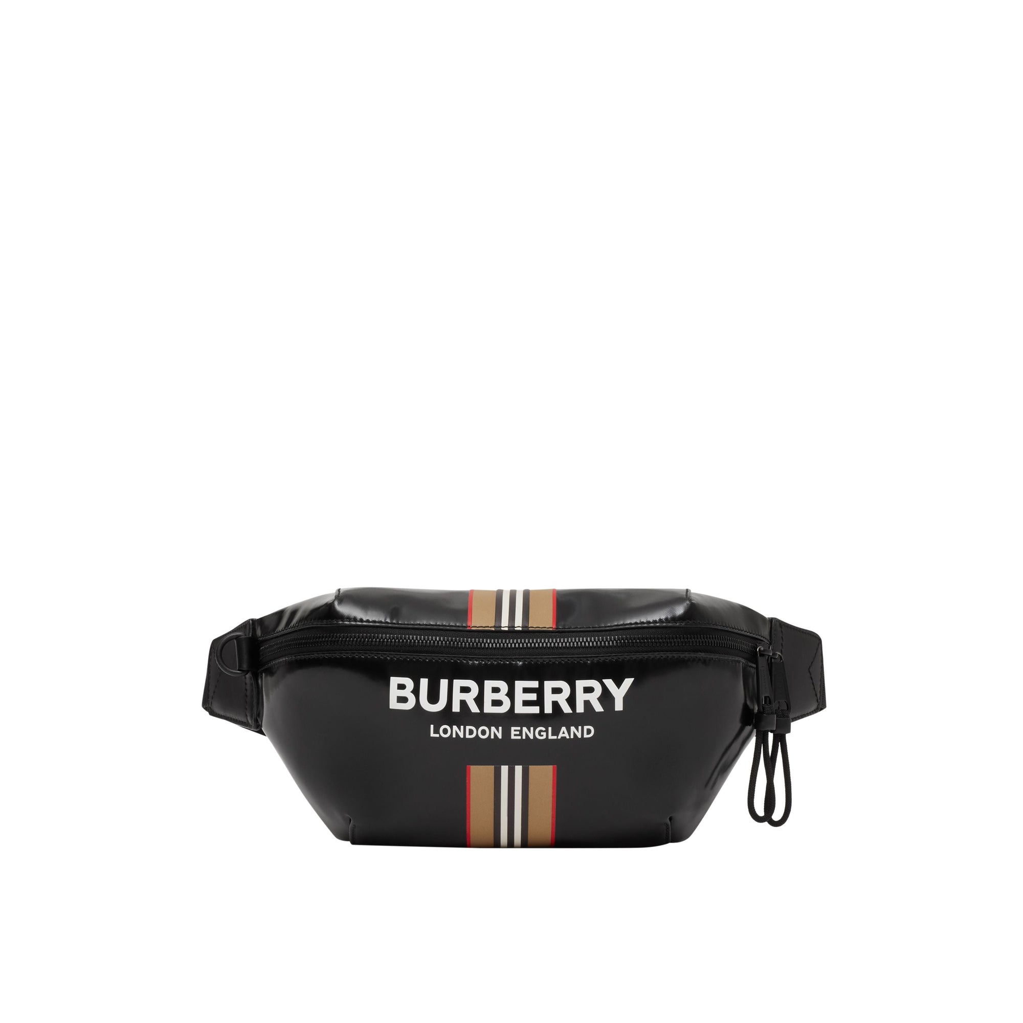 BLACK Sac banane Sonny avec logo et rayures iconiques