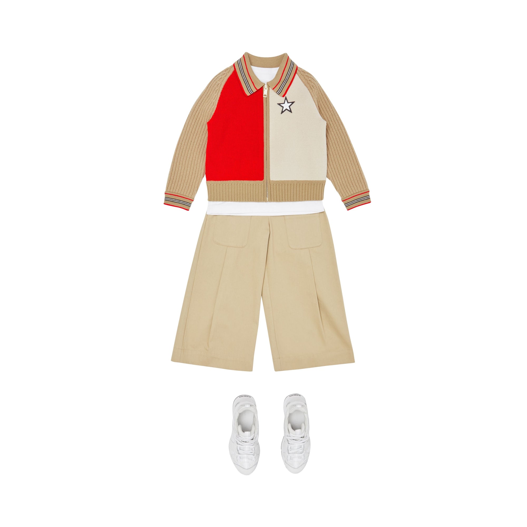 HONEY Pantalon de marin en coton avec rayures iconiques