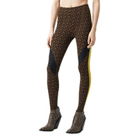 BRIDLE BROWN IP PTTN Legging en jersey stretch Monogram color-block