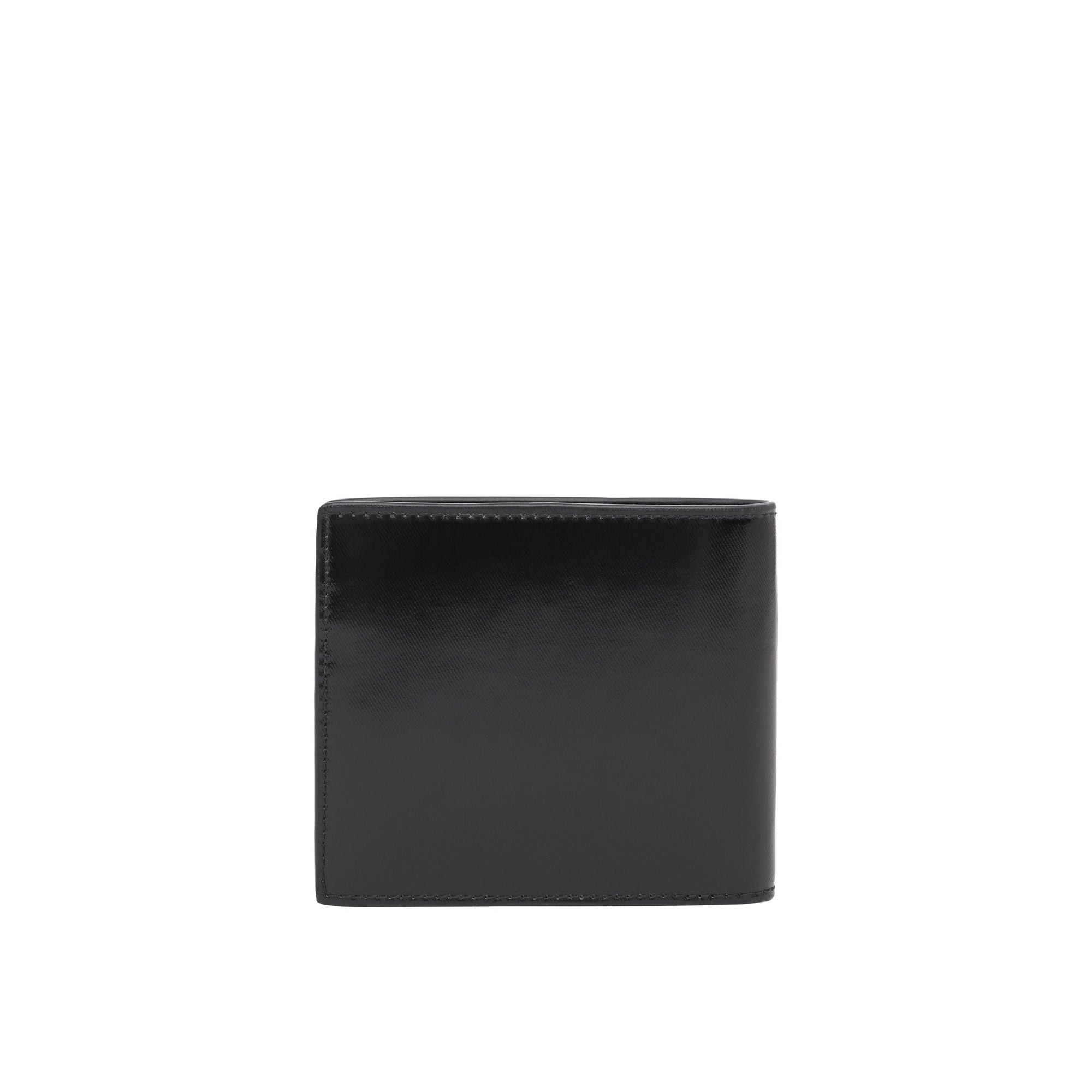 BLACK Portefeuille à rabat multidevise avec logo et rayures iconiques