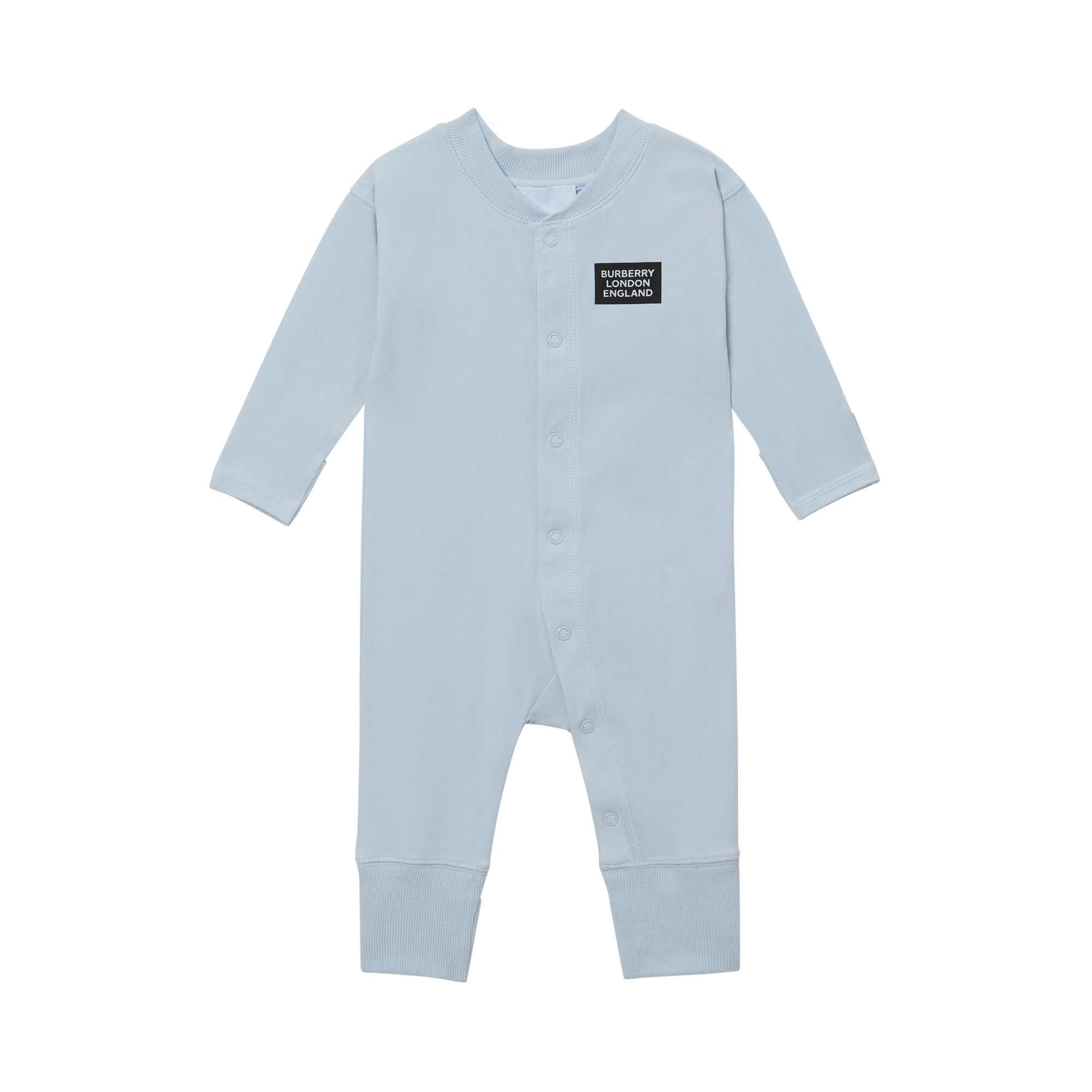 ICE BLUE Coffret cadeau trois pièces pour bébé en coton avec check