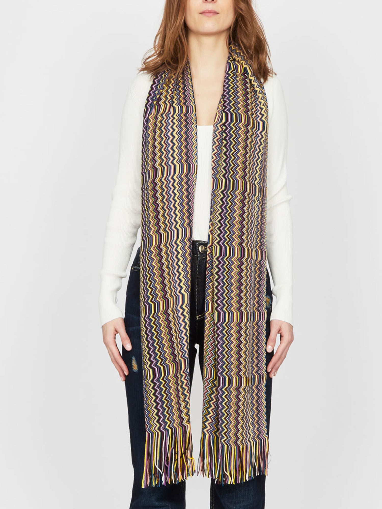 Écharpe longue Missoni - Marron