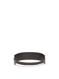Ceinture large A.Ferretti en cuir - Marron Foncé