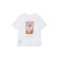 WHITE T-shirt en coton à imprimé personnage