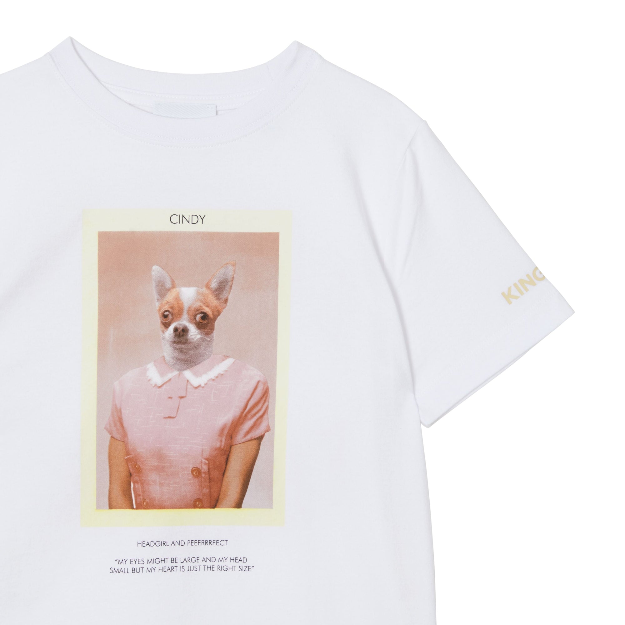 WHITE T-shirt en coton à imprimé personnage