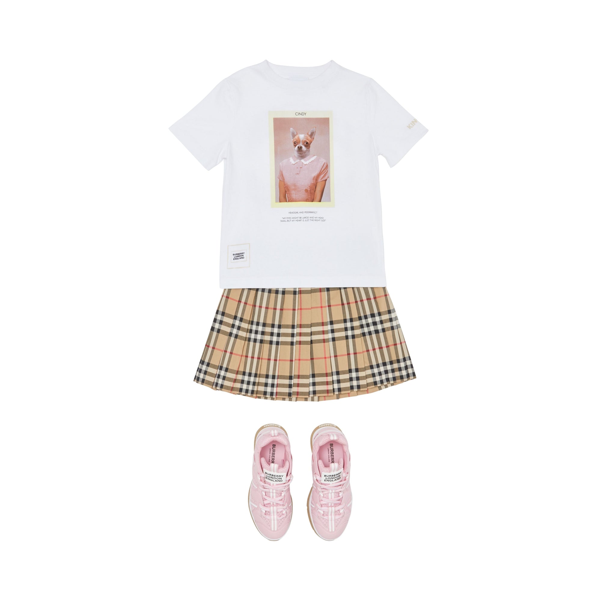 WHITE T-shirt en coton à imprimé personnage