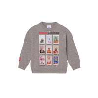 GREY MELANGE Sweat-shirt en coton à imprimé personnage