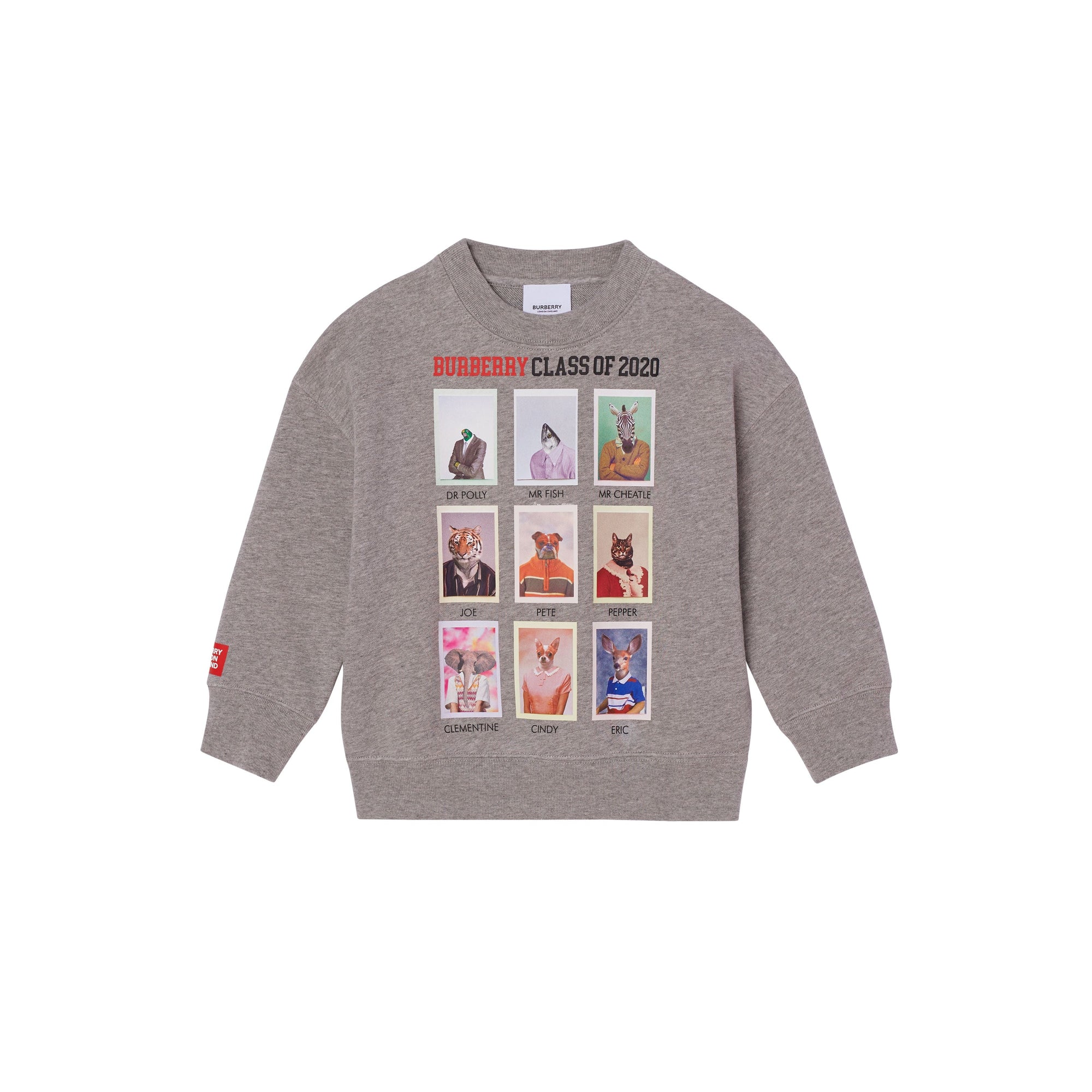 GREY MELANGE Sweat-shirt en coton à imprimé personnage