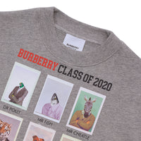 GREY MELANGE Sweat-shirt en coton à imprimé personnage