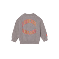 GREY MELANGE Sweat-shirt en coton à imprimé personnage