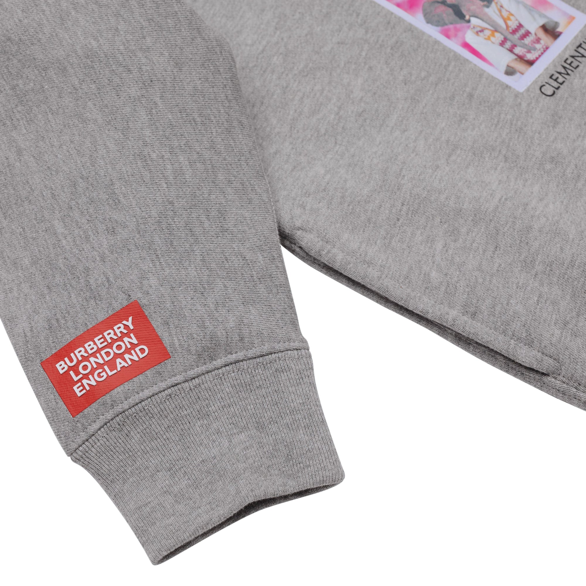 GREY MELANGE Robe pull en coton à imprimé personnage