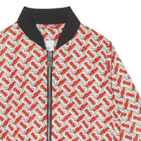 VERMILLION RED IP PT Bomber en nylon Monogram