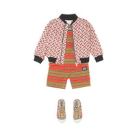 VERMILLION RED IP PT Bomber en nylon Monogram