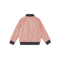 VERMILLION RED IP PT Bomber en nylon Monogram