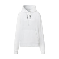 WHITE Hoodie oversize en coton à imprimé montage