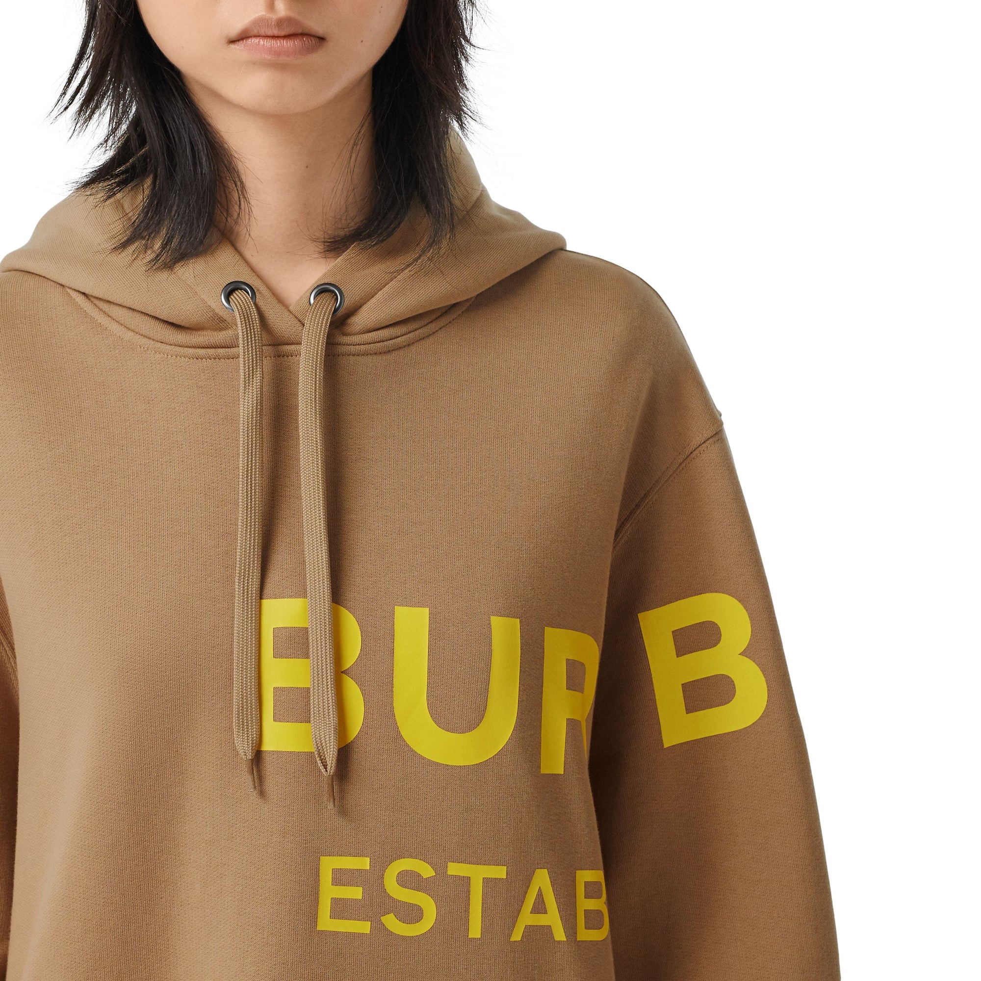 ARCHIVE BEIGE Hoodie oversize en coton Horseferry