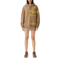 ARCHIVE BEIGE Hoodie oversize en coton Horseferry