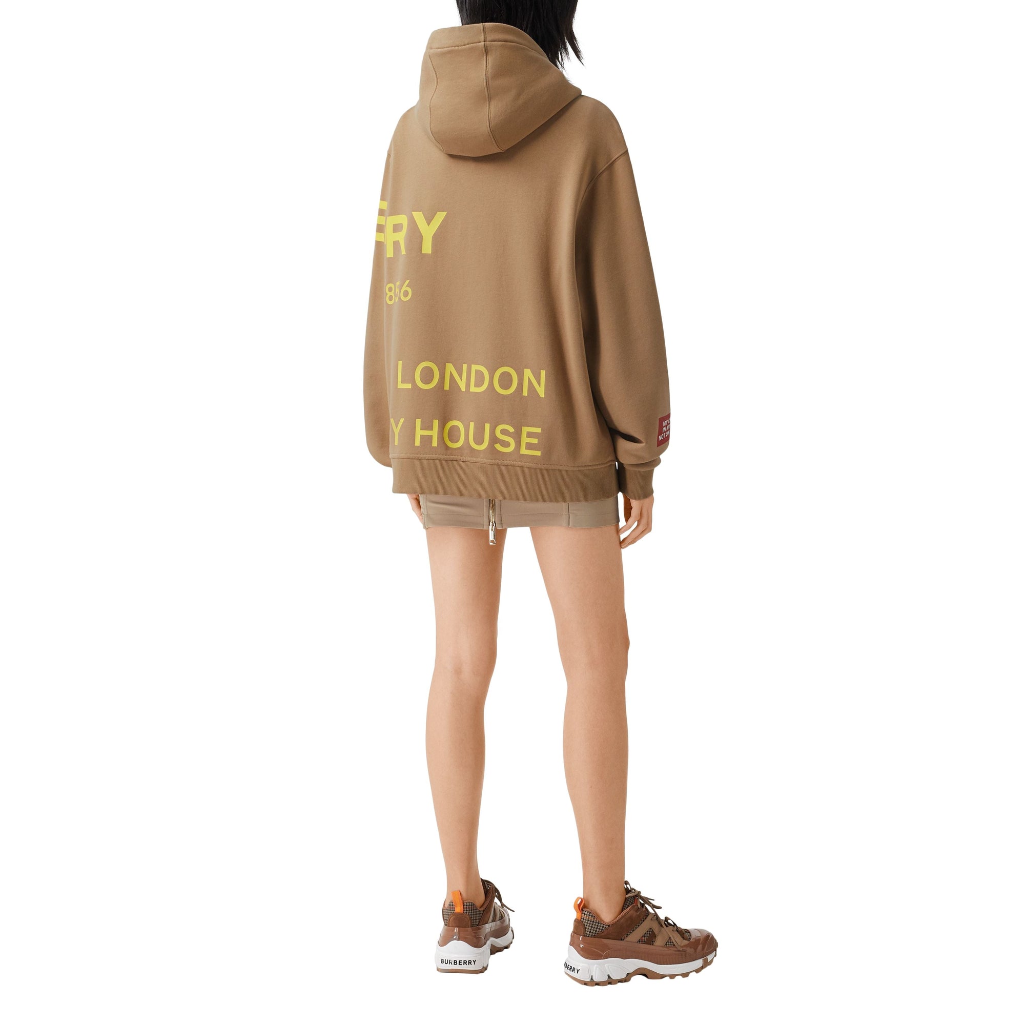 ARCHIVE BEIGE Hoodie oversize en coton Horseferry