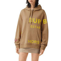 ARCHIVE BEIGE Hoodie oversize en coton Horseferry
